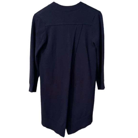THE Limited, Split Back Cardigan, Navy, Size XS - Picture 2 of 3